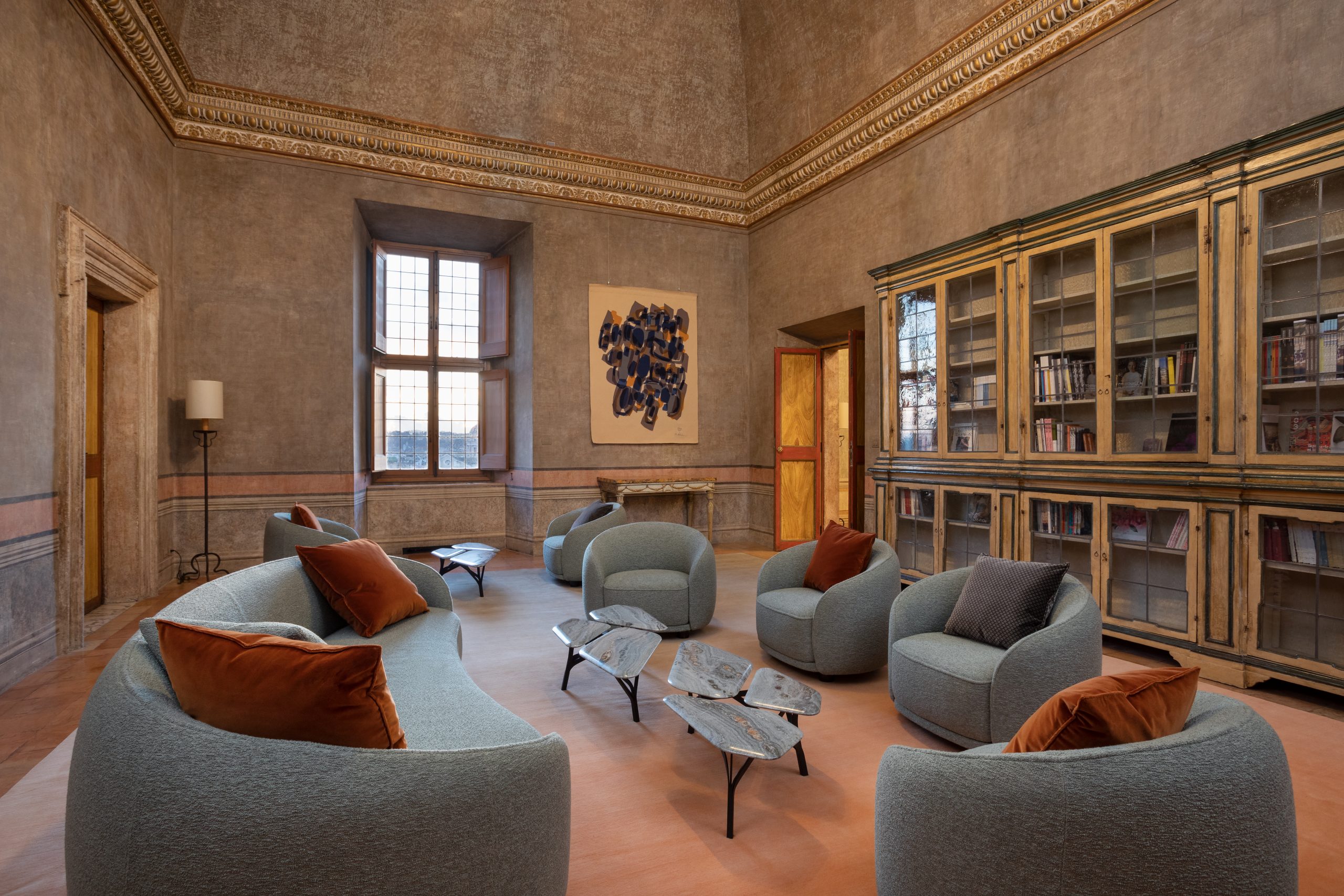 2022-12-11_RÉENCHANTER LA VILLA MÉDICIS_©Daniele Molajoli_Salon des Pensionnaires_006